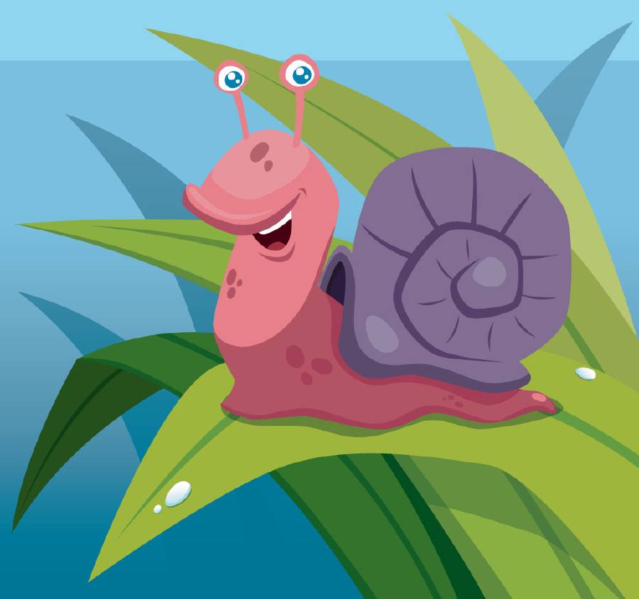A cartoon snail: A Friend in Need - A story for kids