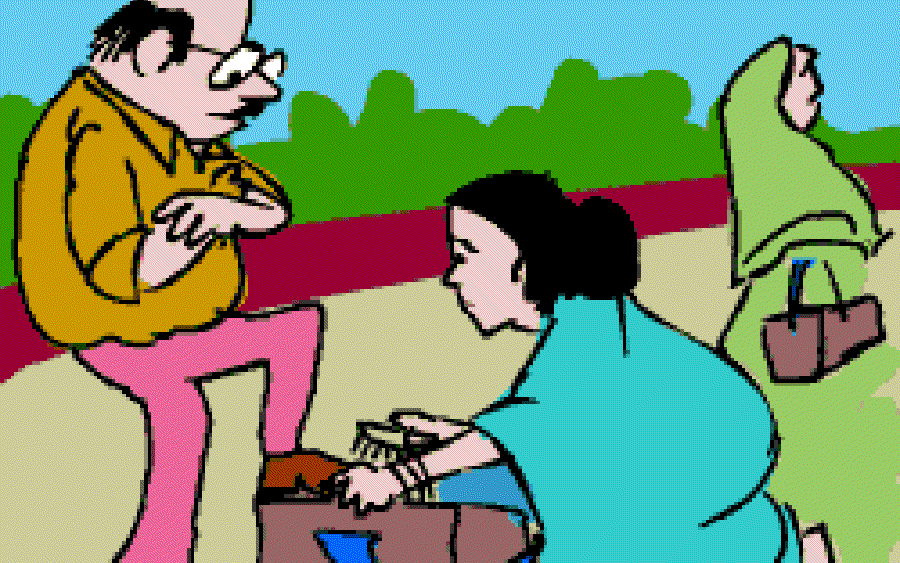The Shoe-shine Women