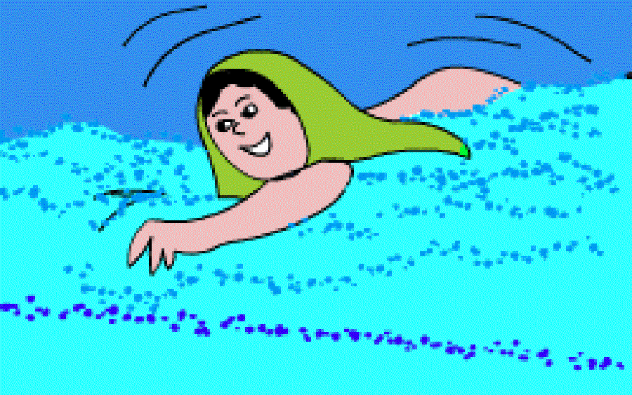 Olympic Swim Against the Tide