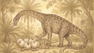 Illustration for What kind of Family Life did the Dinosaurs Have?
