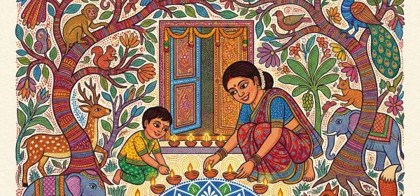 Illustration for Deepavali: Festival of Lights