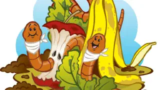 Illustration for The Earthworm's Good Turn