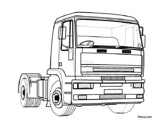 Land Transportation Coloring Pages | Pitara Kids' Network